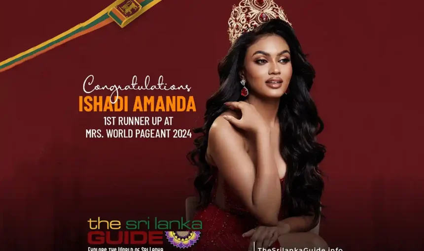 Sri Lanka Shines on the Global Stage: Ishadi Amanda Crowned First Runner-Up at Mrs. World 2025